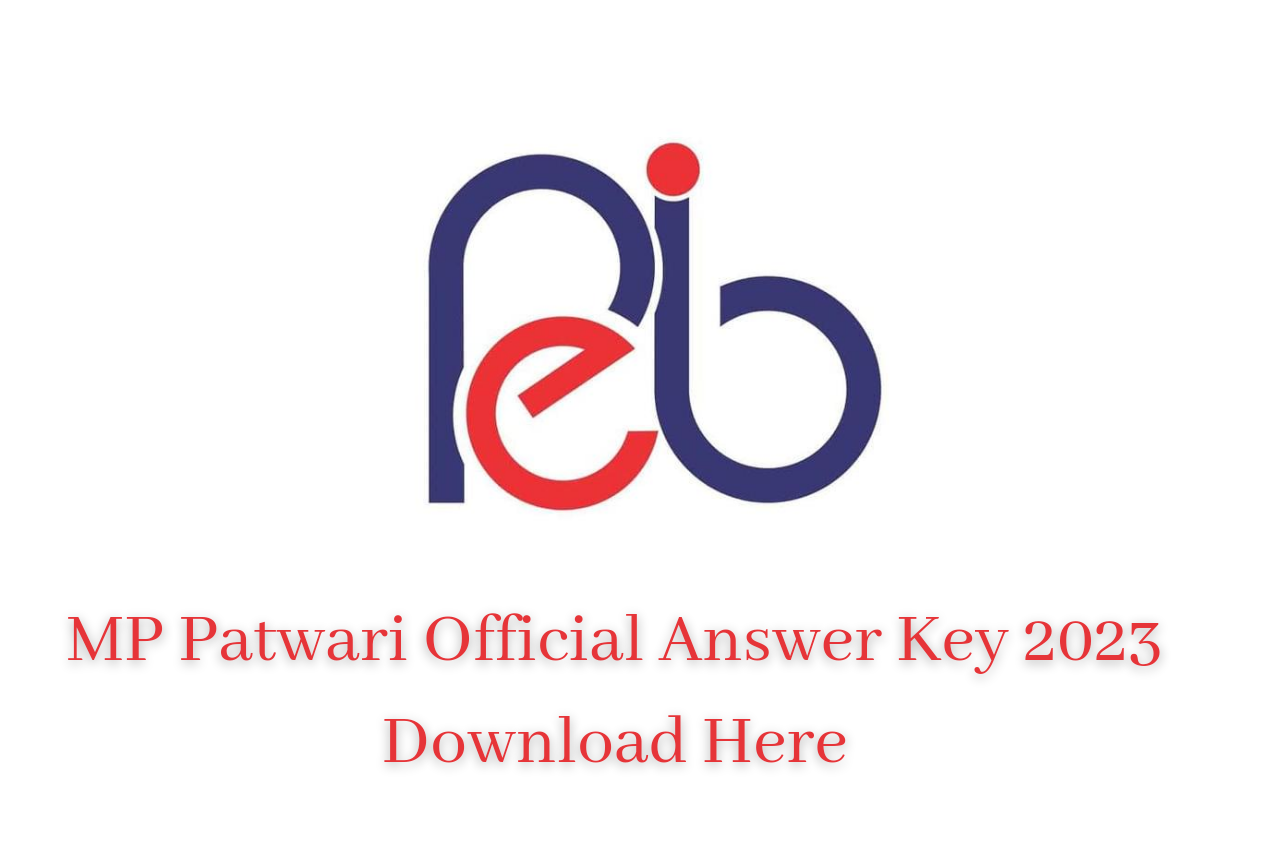 MP Patwari Official Answer Key 2023 - Check Official Answer Key Here