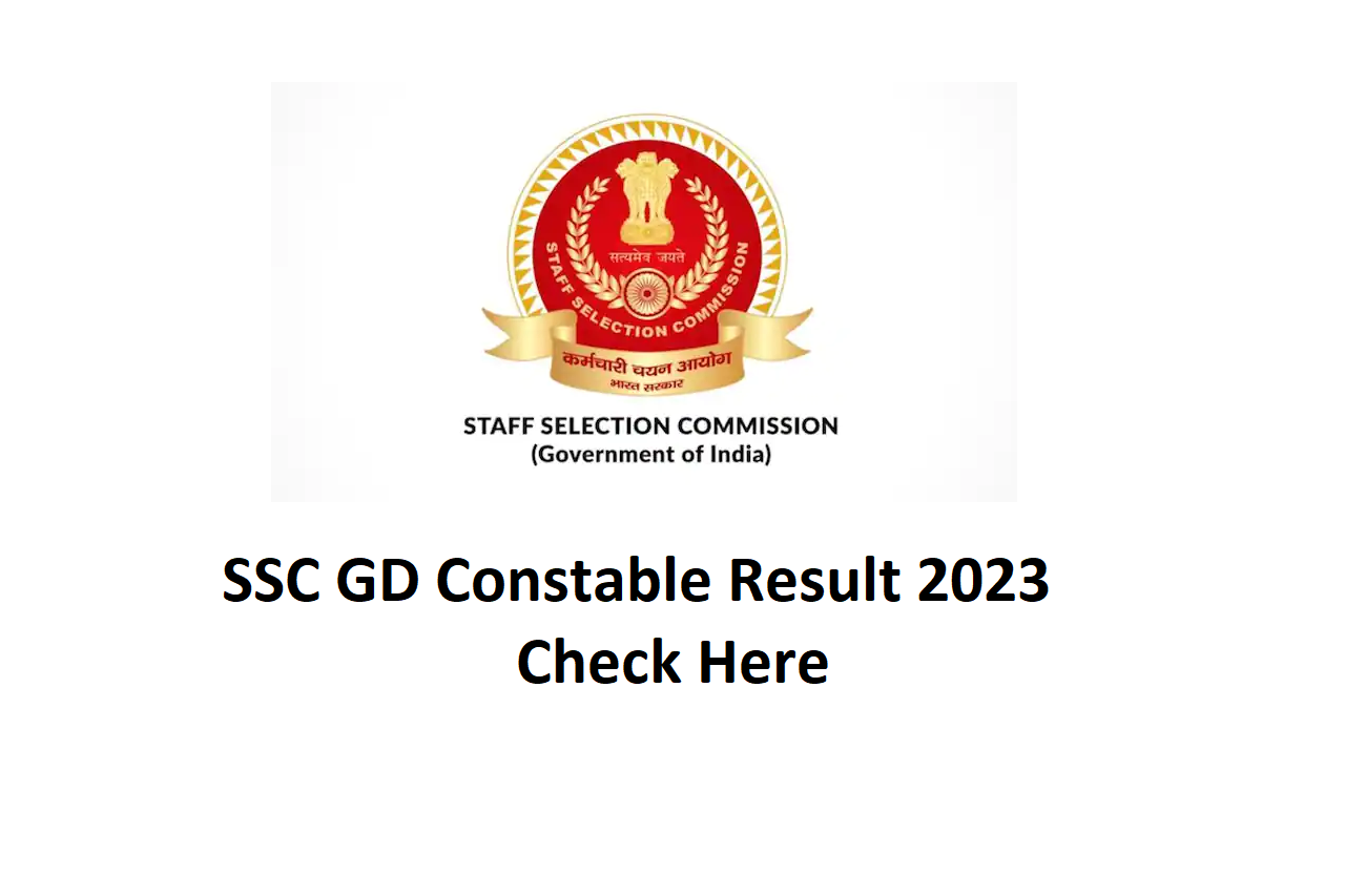 SSC GD Result 2023