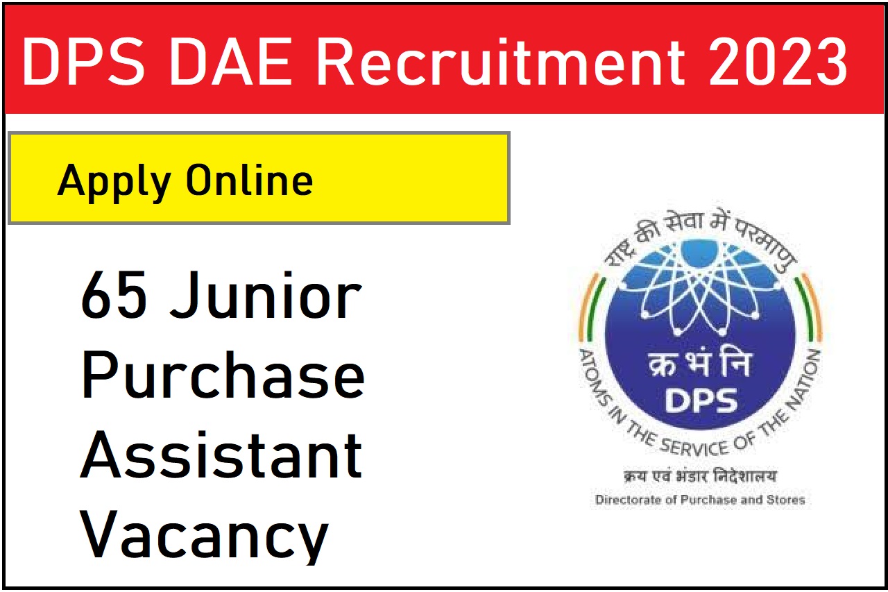 DPS DAE Recruitment 2023